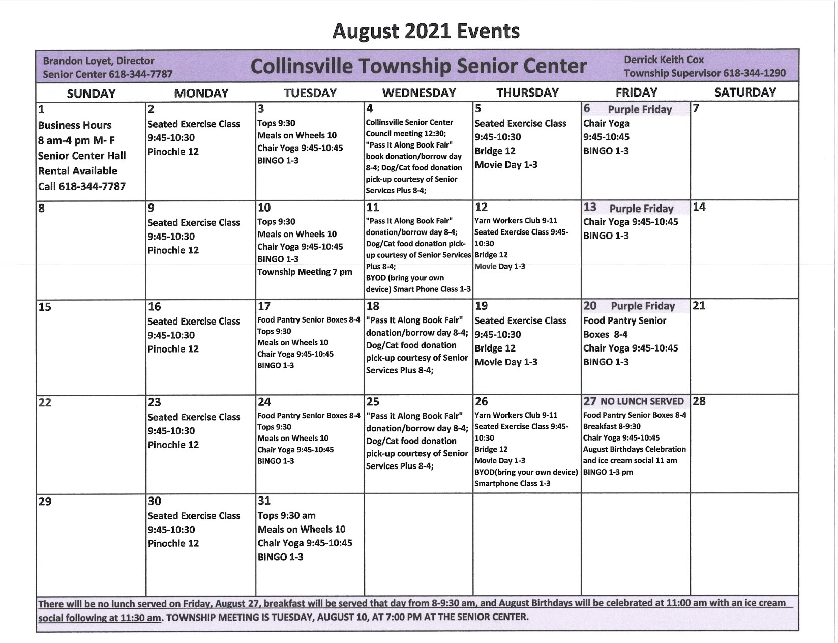 2024 Senior Calendar: Trips, Activities, And Local Events 2024 Senior Calendar: Trips, Activities, And Local Events