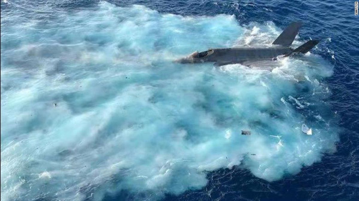 $60 Million US Navy Fighter Jet Lost Overboard $60 Million US Navy Fighter Jet Lost Overboard