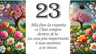 Almanacco Del 23 Marzo: Compleanni, Santo Del Giorno E Proverbio Almanacco Del 23 Marzo: Compleanni, Santo Del Giorno E Proverbio