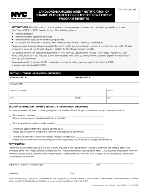 Analysis: Rent Freeze Termination And Its Effect On Tenant Housing Standards Analysis: Rent Freeze Termination And Its Effect On Tenant Housing Standards