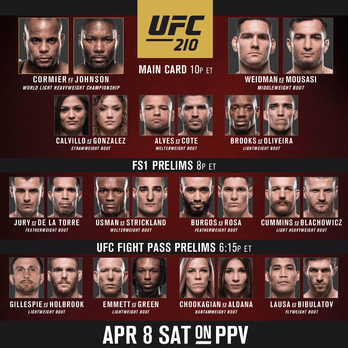 Announced: UFC 314 Main Card And Preliminary Fight Order Announced: UFC 314 Main Card And Preliminary Fight Order