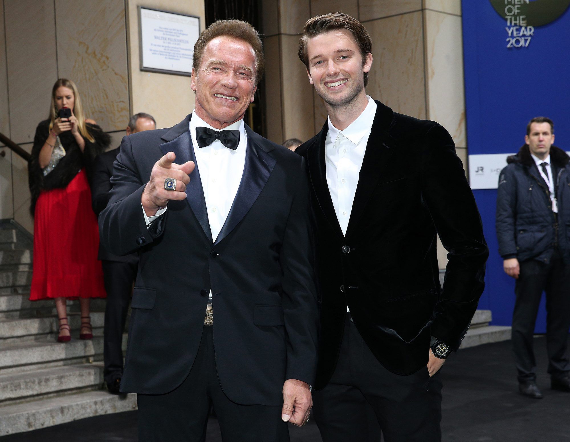 Arnold Schwarzenegger Supports Son Patrick's Nude Scenes Arnold Schwarzenegger Supports Son Patrick's Nude Scenes