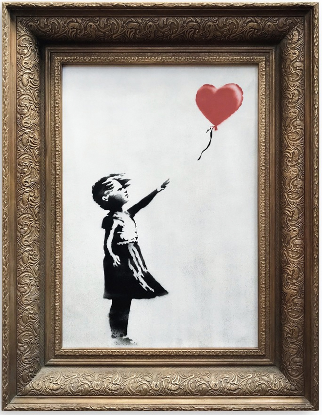 Banksy Auction: Iconic Broken Heart Artwork Banksy Auction: Iconic Broken Heart Artwork