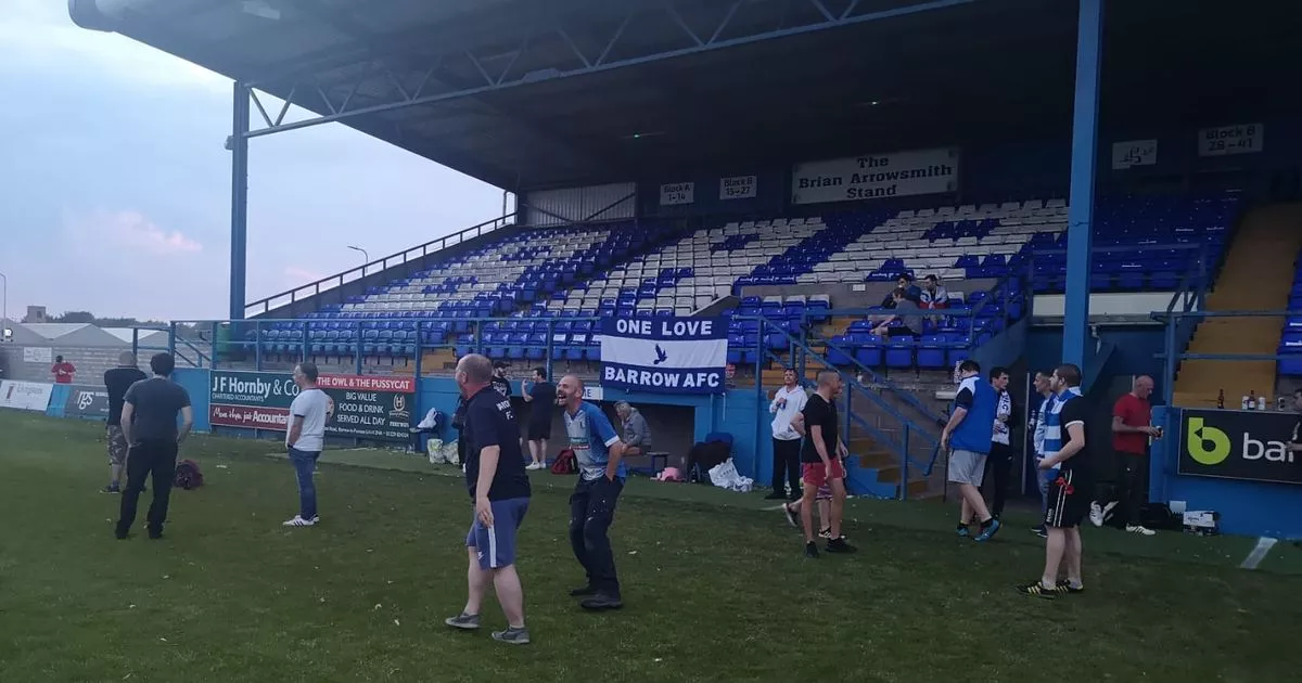 Barrow AFC Fans' Cycling Relay For Sky Bet's Every Minute Matters Campaign Barrow AFC Fans' Cycling Relay For Sky Bet's Every Minute Matters Campaign