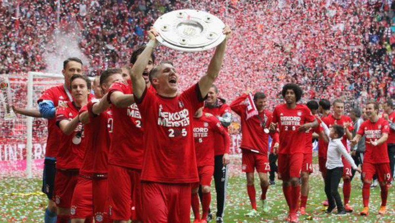 Bayern Celebrate League Win, Muller Bids Farewell At Allianz Arena Bayern Celebrate League Win, Muller Bids Farewell At Allianz Arena