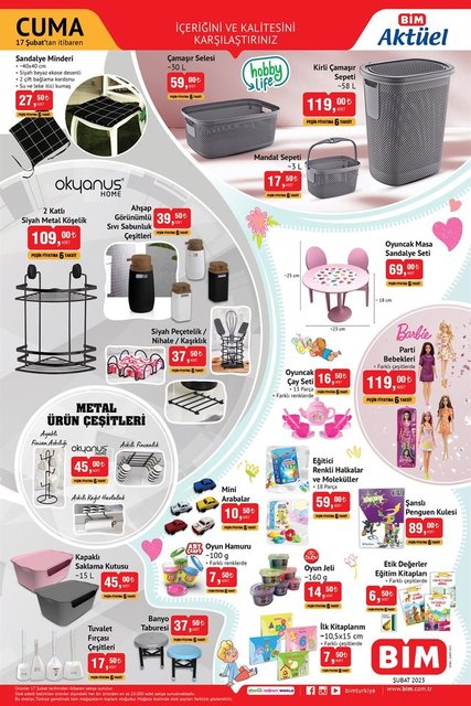 BİM Aktüel Katalog (25 Şubat - 26 Şubat): Fiyatlar Ve Kampanyalar BİM Aktüel Katalog (25 Şubat - 26 Şubat): Fiyatlar Ve Kampanyalar
