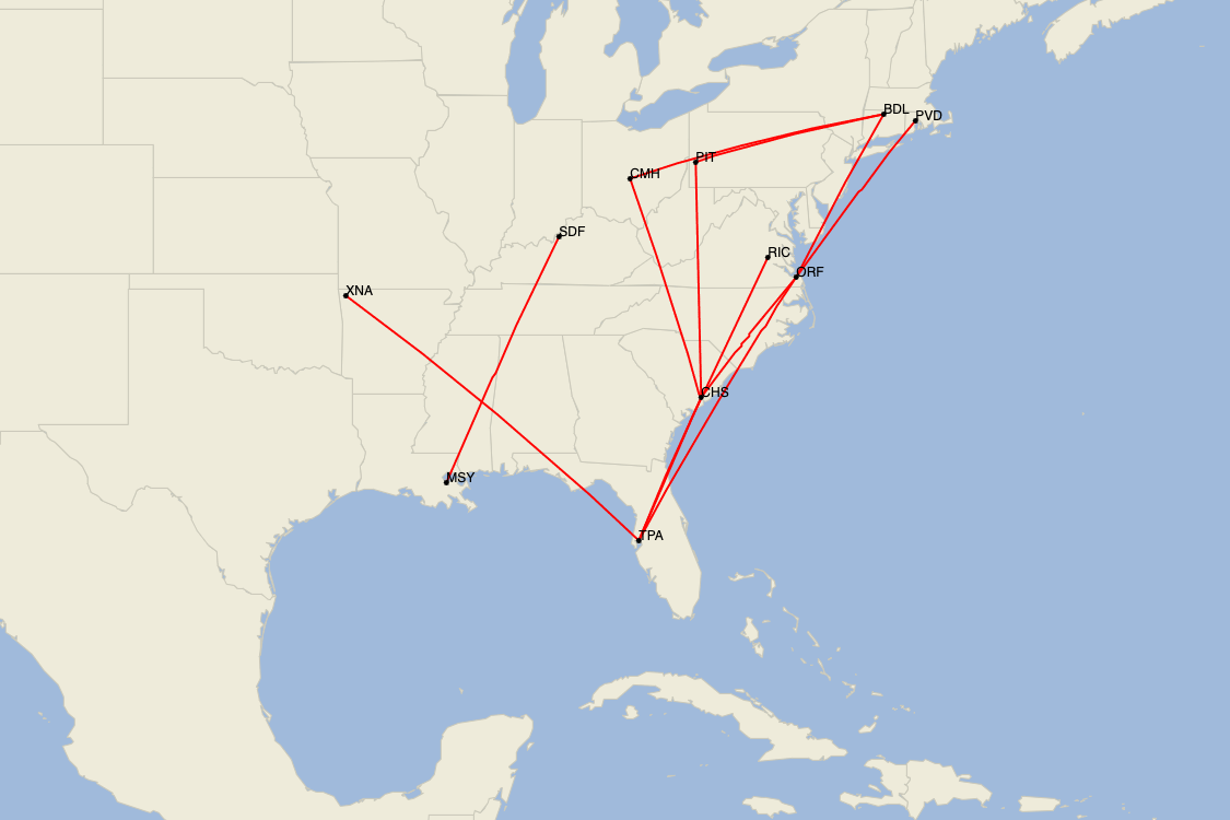 Breeze Airways Announces New Route Additions Breeze Airways Announces New Route Additions