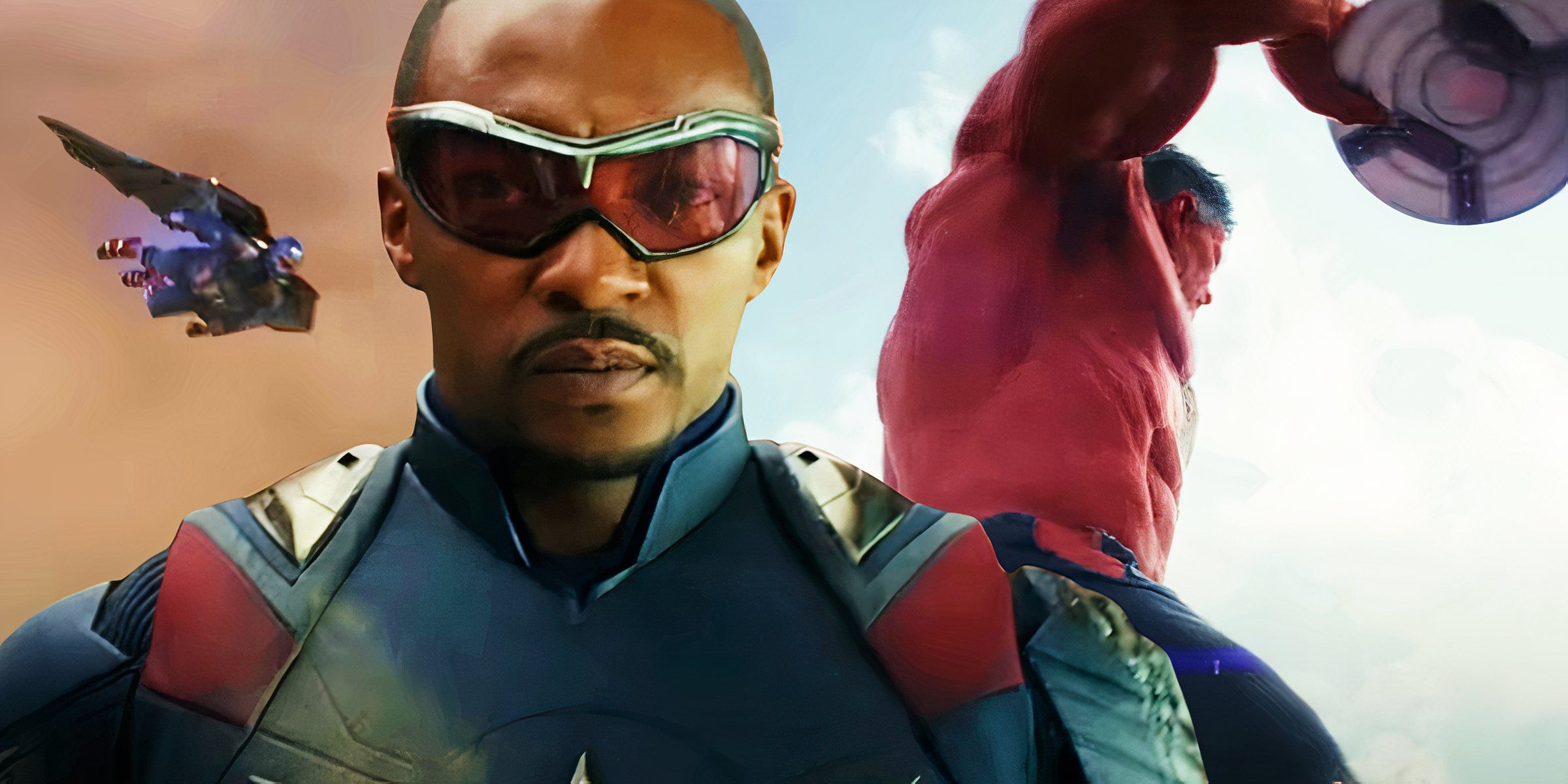 Captain America: Brave New World: A Disney 2D Animation Vision Of Sam Wilson And Red Hulk Captain America: Brave New World: A Disney 2D Animation Vision Of Sam Wilson And Red Hulk