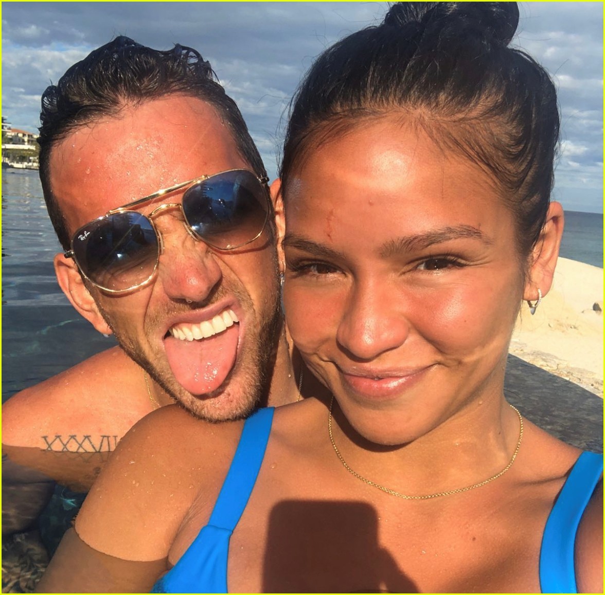 Cassie Reveals Baby's Gender On Alex Fine's Birthday Cassie Reveals Baby's Gender On Alex Fine's Birthday