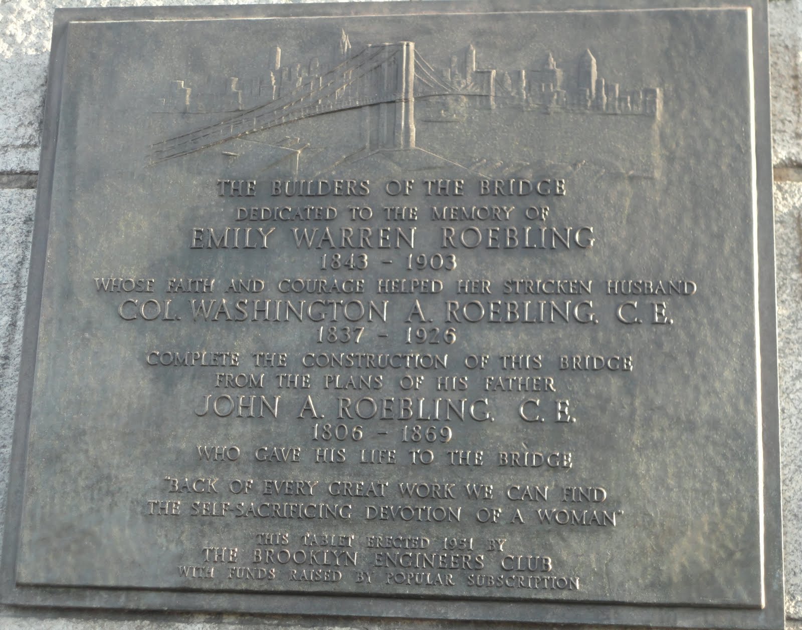 Celebrating The Life And Achievements Of Emily Warren Roebling, Brooklyn Bridge Architect Celebrating The Life And Achievements Of Emily Warren Roebling, Brooklyn Bridge Architect