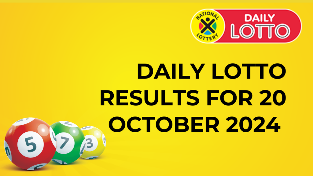 Check The Daily Lotto Results For Sunday, April 27th, 2025 Check The Daily Lotto Results For Sunday, April 27th, 2025