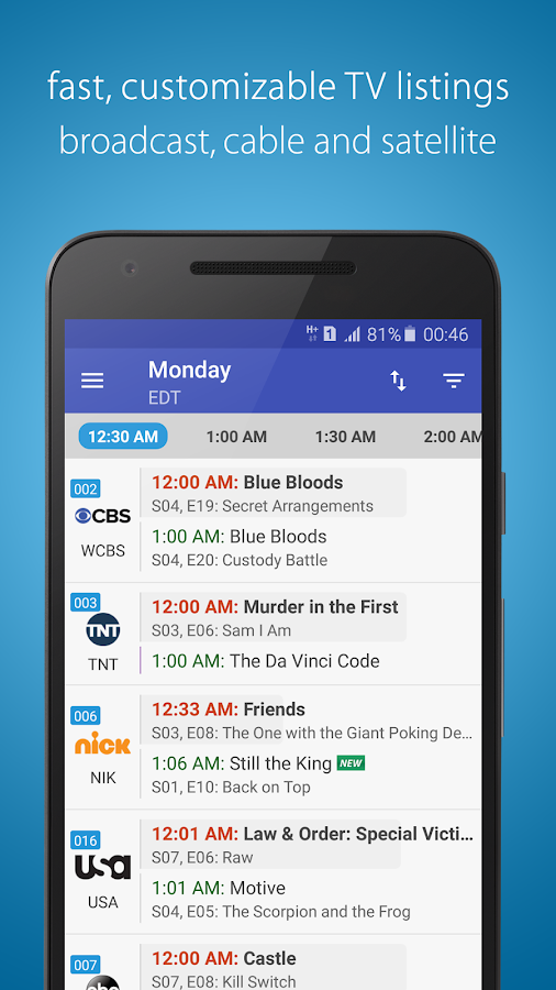 Complete TV Listings For Sandylands - U Complete TV Listings For Sandylands - U