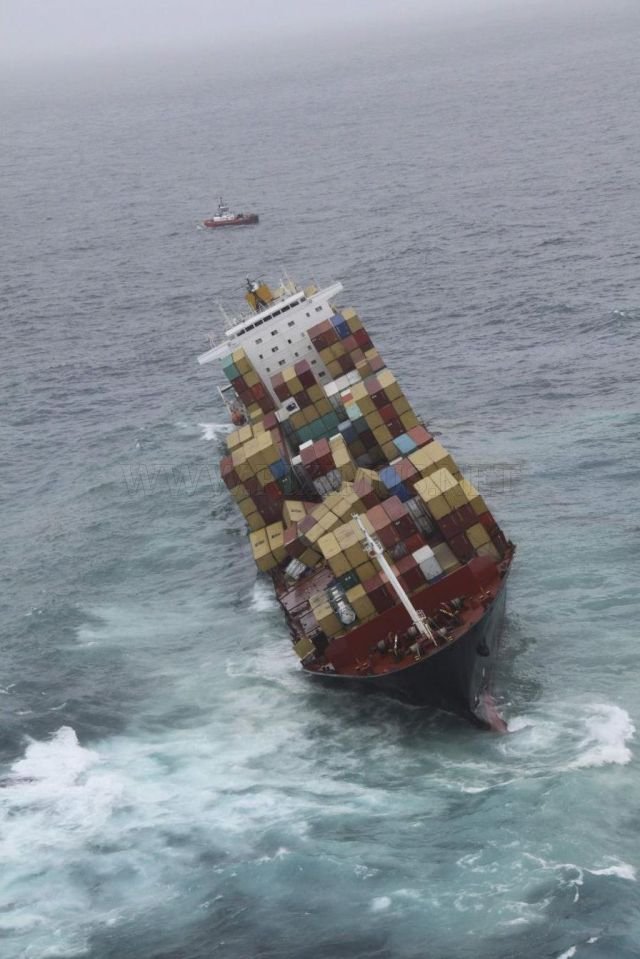 Container Ship Runs Aground On Man's Lawn: CNN Report Container Ship Runs Aground On Man's Lawn: CNN Report