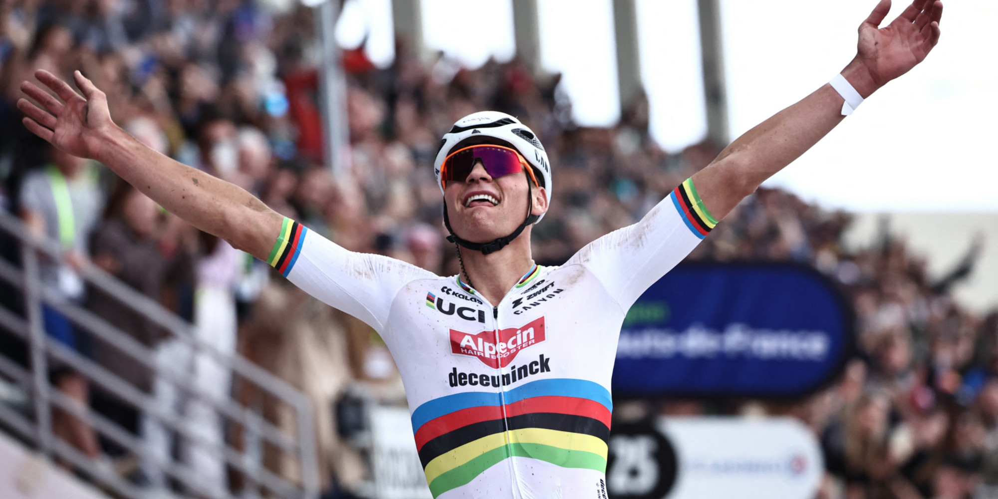 Crowd Violence At Paris-Roubaix: Mathieu Van Der Poel Hit By Bottle, Files Complaint