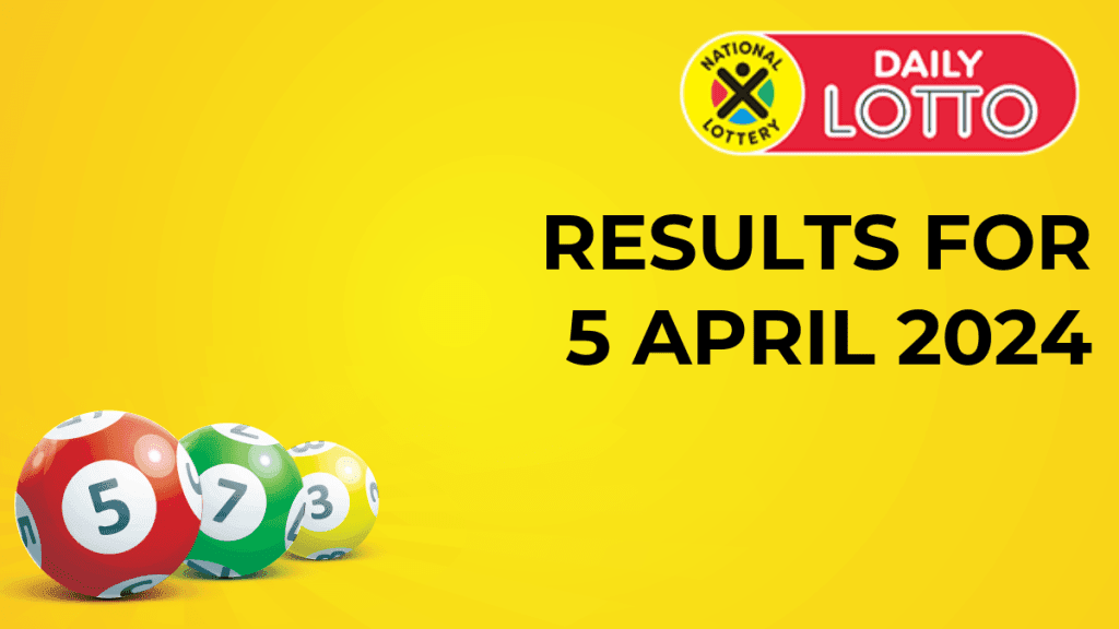 Daily Lotto Results Friday, 18 April 2025 Daily Lotto Results Friday, 18 April 2025