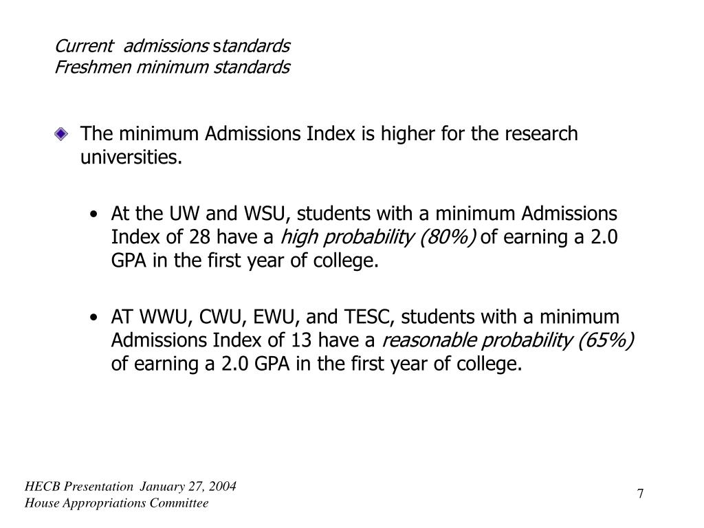 Debate On College Admissions Standards And Diversity Policies: A Critical Analysis Debate On College Admissions Standards And Diversity Policies: A Critical Analysis