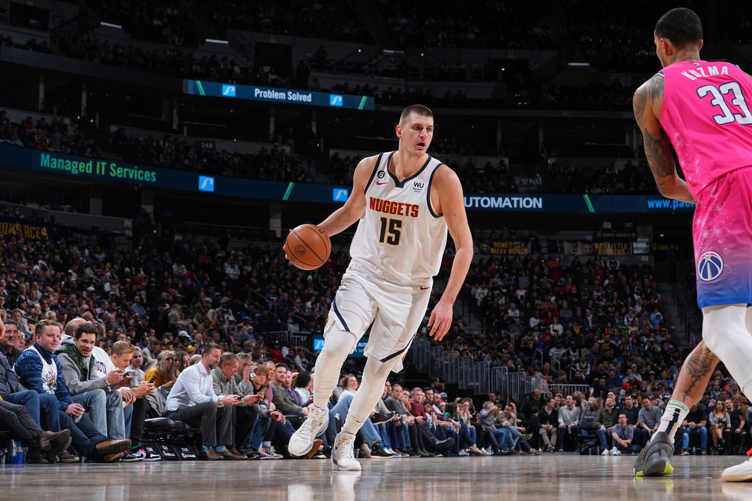 Dominant Nuggets Win: Jokic's One-Handed Flick A Game Highlight Dominant Nuggets Win: Jokic's One-Handed Flick A Game Highlight