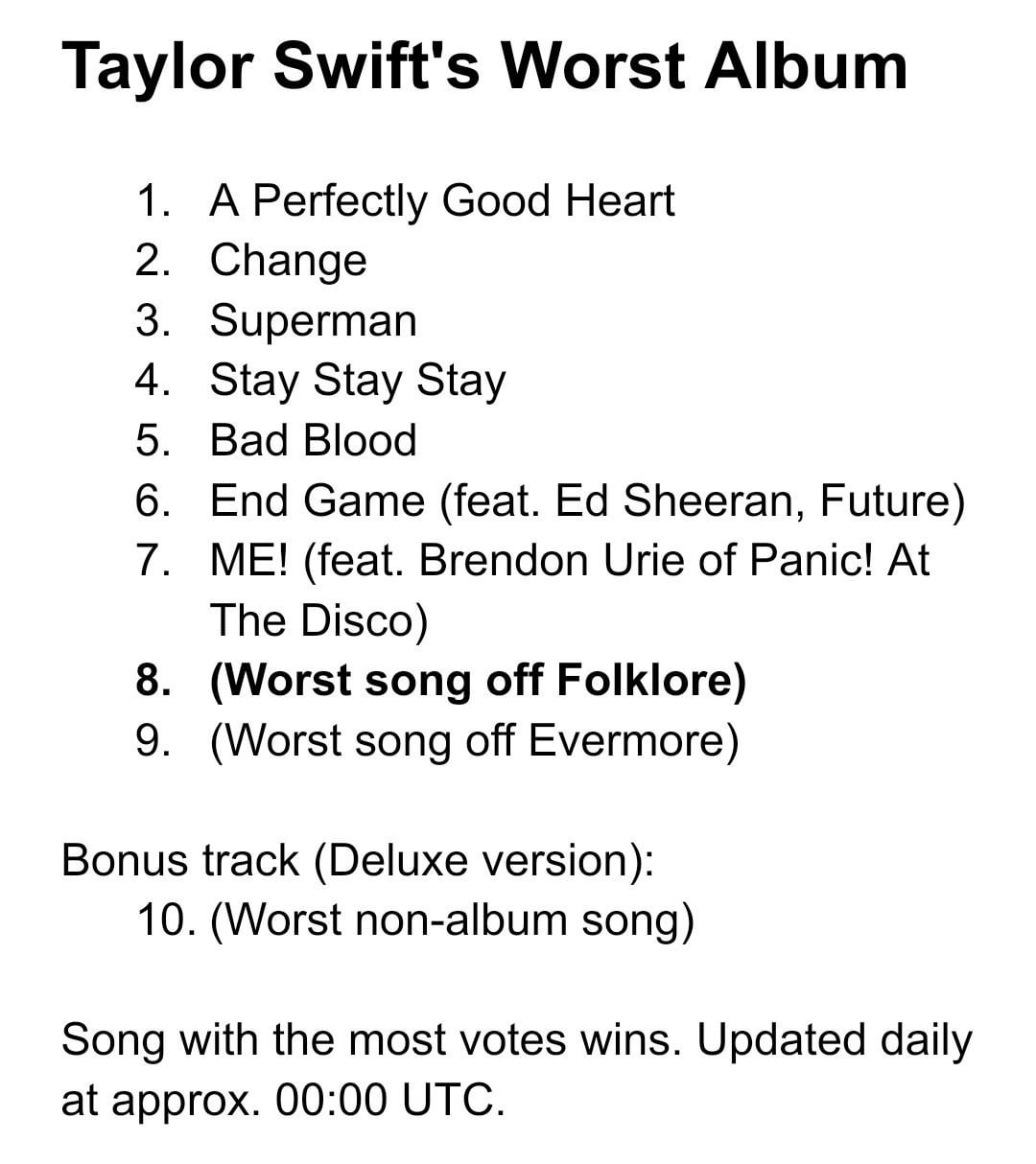 Every Taylor Swift Album, Ranked Best To Worst Every Taylor Swift Album, Ranked Best To Worst