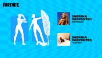 Fortnite Gets A Sabrina Carpenter Dance Emote Update Fortnite Gets A Sabrina Carpenter Dance Emote Update