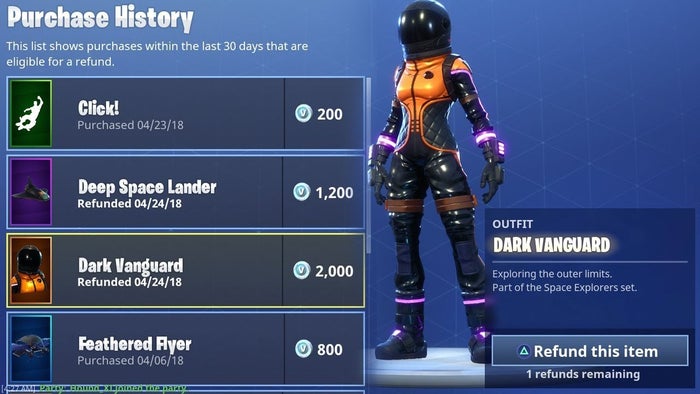 Fortnite Refund Indicates Possible Cosmetic System Overhaul Fortnite Refund Indicates Possible Cosmetic System Overhaul