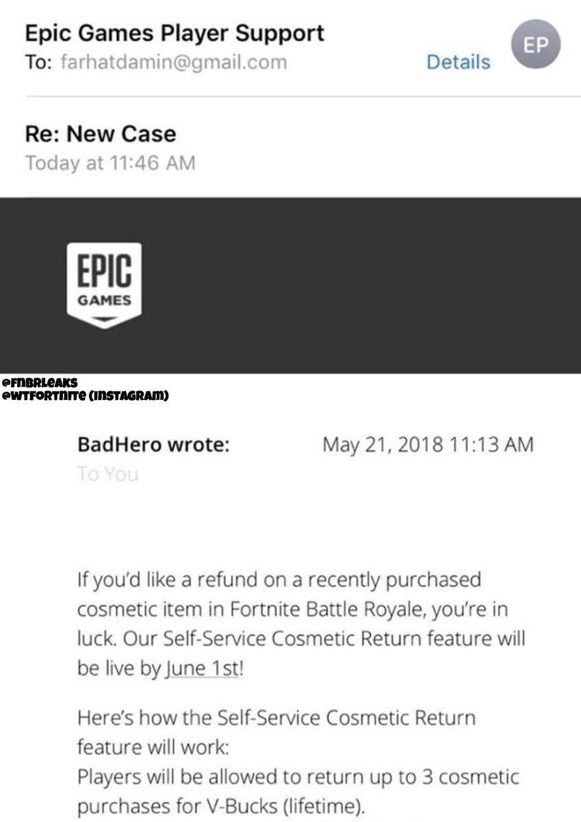 Fortnite Refund Signals Potential Overhaul Of Cosmetic System Fortnite Refund Signals Potential Overhaul Of Cosmetic System