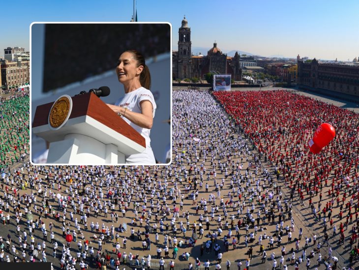 Fotos: La Clase Nacional De Boxeo Invade El Zócalo