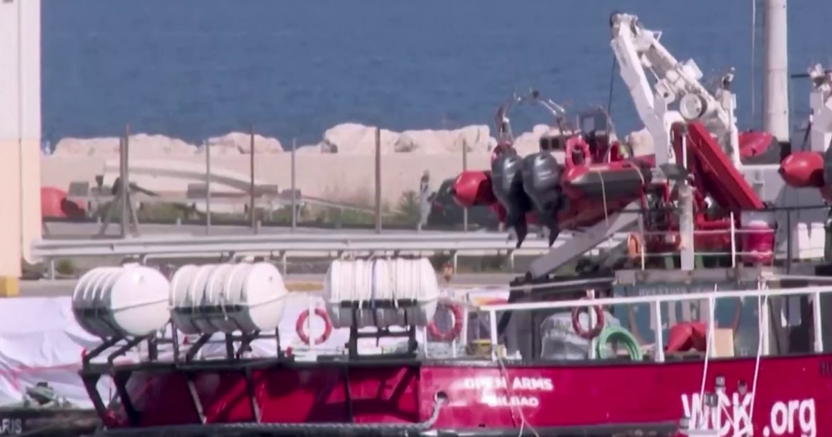 Gaza-Bound Aid Ship Issues SOS Following Drone Attack Off Malta Gaza-Bound Aid Ship Issues SOS Following Drone Attack Off Malta