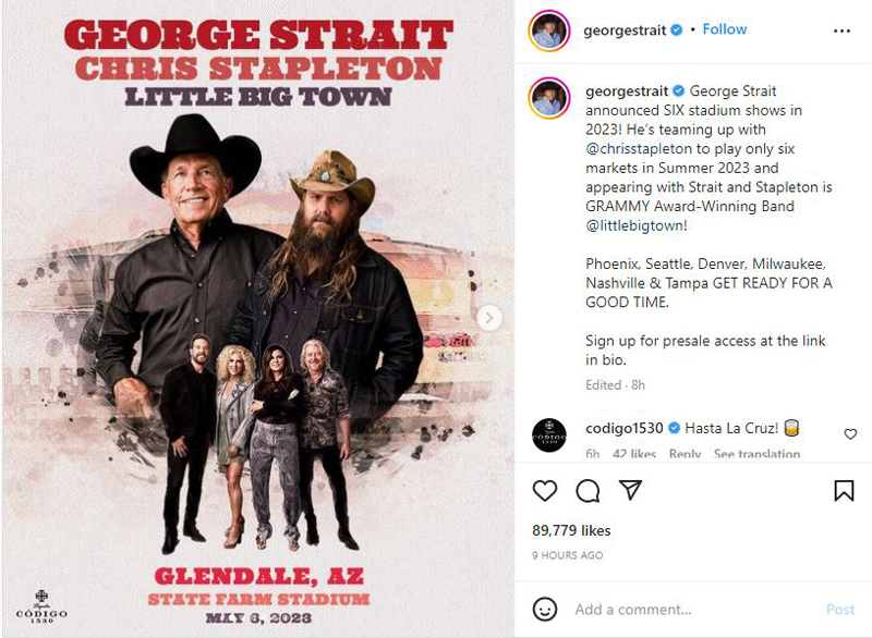 George Strait & Chris Stapleton's 2025 Stadium Tour: Full Dates And Locations George Strait & Chris Stapleton's 2025 Stadium Tour: Full Dates And Locations