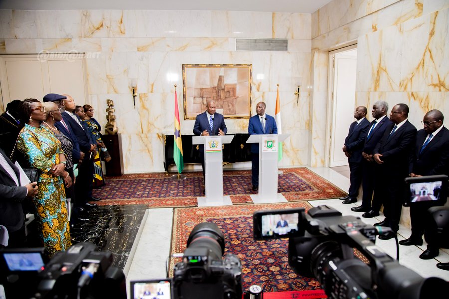 Ghana-Côte D'Ivoire : Succès De La Visite Diplomatique Du Président Mahama À Abidjan Ghana-Côte D'Ivoire : Succès De La Visite Diplomatique Du Président Mahama À Abidjan