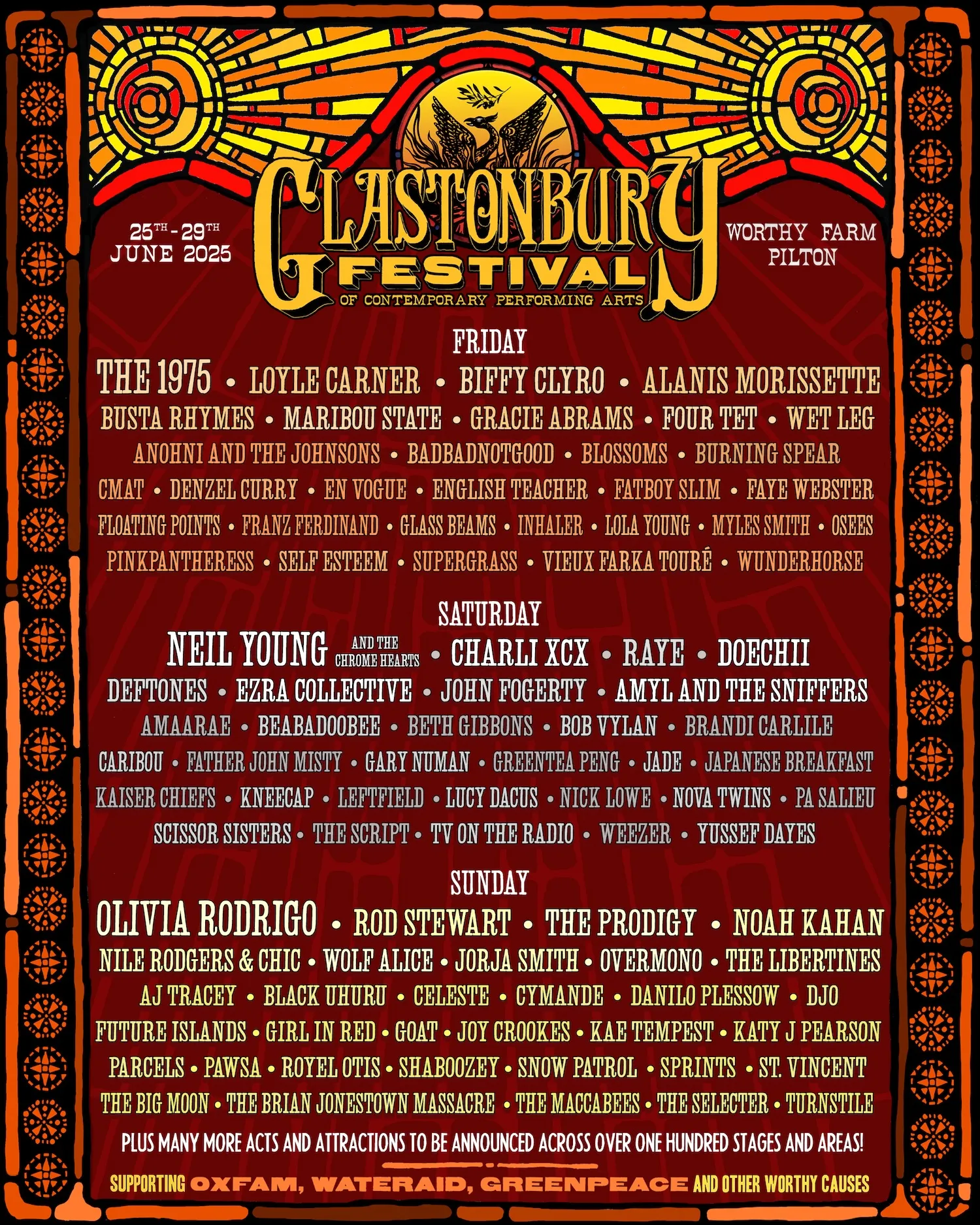 Glastonbury 2025 Lineup: Charli XCX, Neil Young, And Must-See Acts Glastonbury 2025 Lineup: Charli XCX, Neil Young, And Must-See Acts