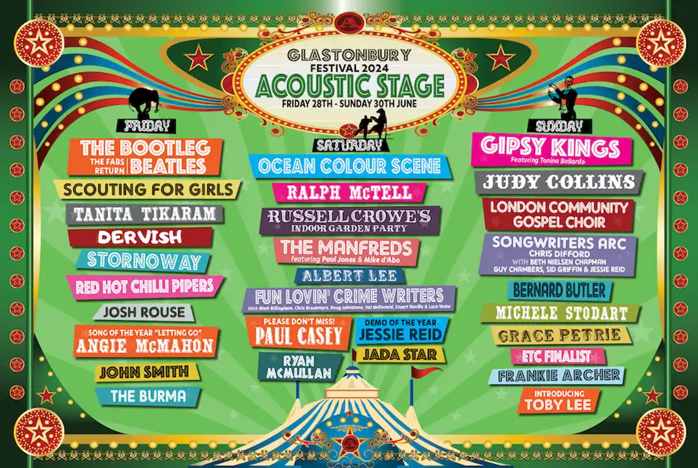 Glastonbury Stage Times 2024: A Scheduling Nightmare? Glastonbury Stage Times 2024: A Scheduling Nightmare?
