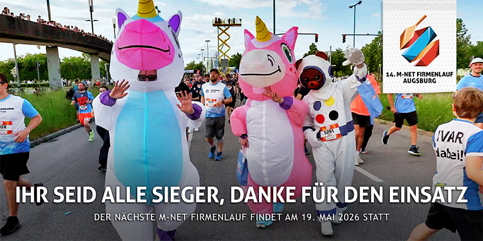Heute In Augsburg: Der M-net Firmenlauf - Ergebnisse & Bilder Heute In Augsburg: Der M-net Firmenlauf - Ergebnisse & Bilder