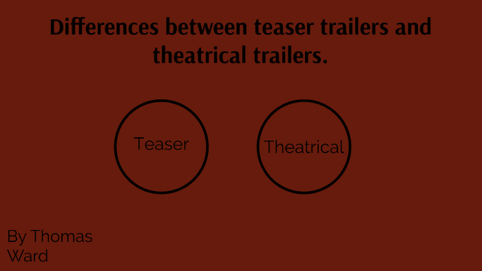 High Vs. Low Teaser Trailers: Key Differences And Best Practices High Vs. Low Teaser Trailers: Key Differences And Best Practices