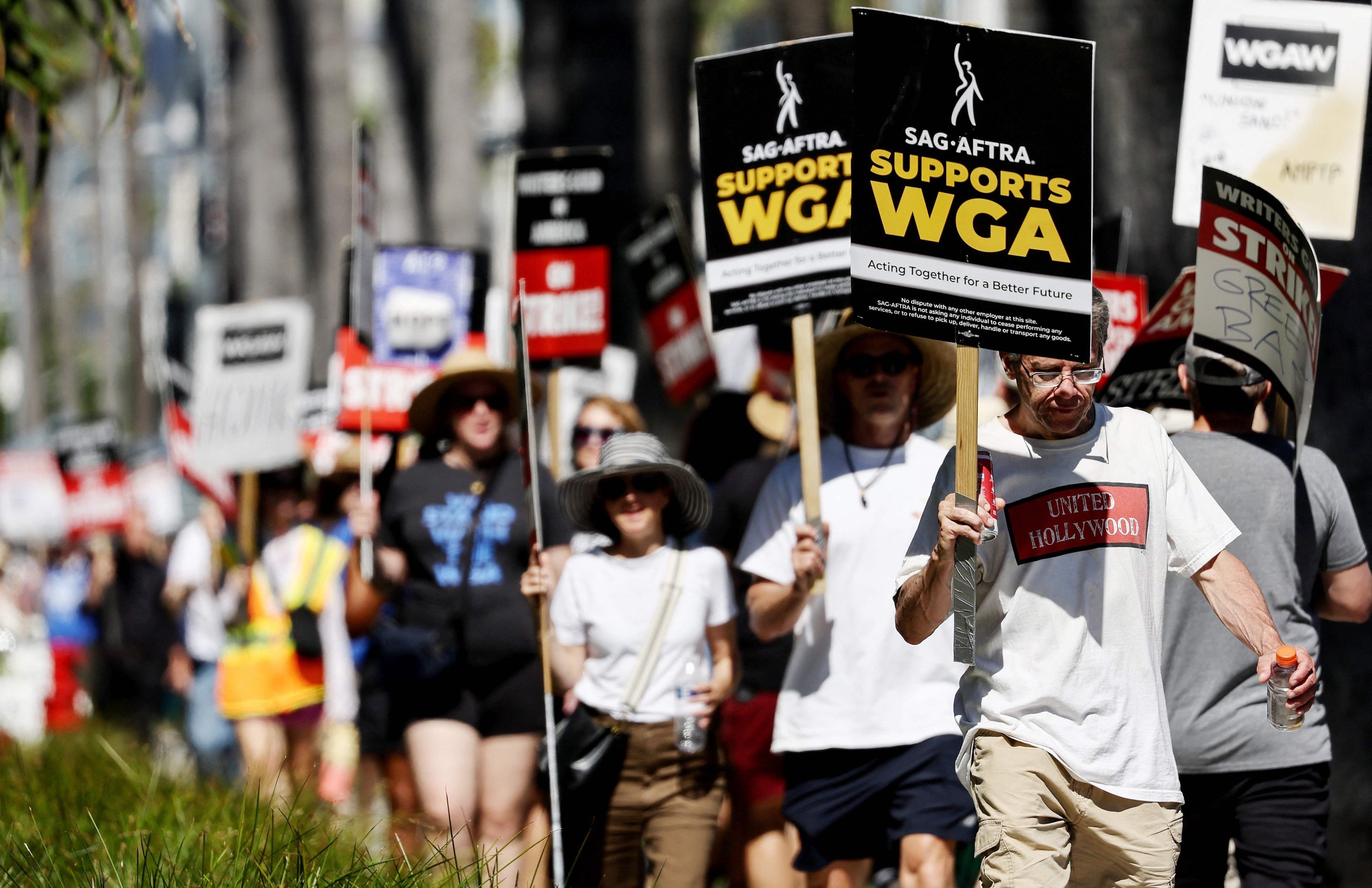 Hollywood Production Halted: The Joint Writers And Actors Strike Hollywood Production Halted: The Joint Writers And Actors Strike