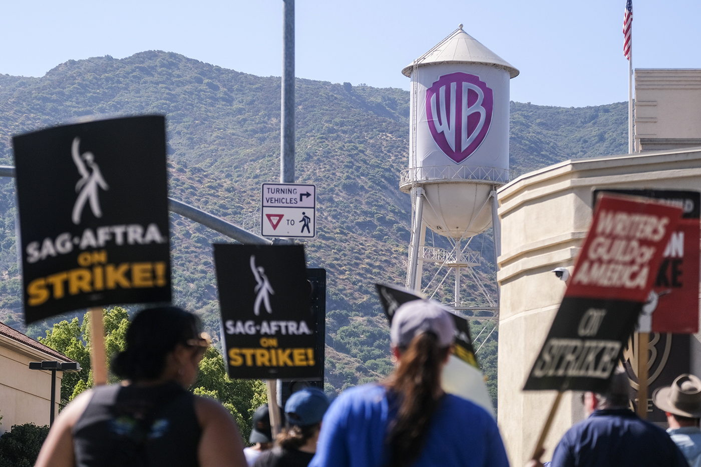 Hollywood Production Halts As Actors Join Writers' Strike Hollywood Production Halts As Actors Join Writers' Strike