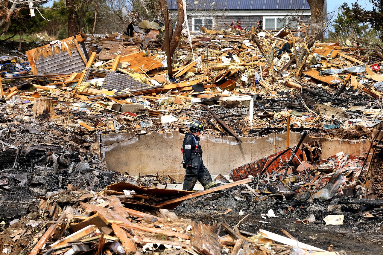 Homes Damaged In Truck Explosion Following Suspected Propane Leak Homes Damaged In Truck Explosion Following Suspected Propane Leak