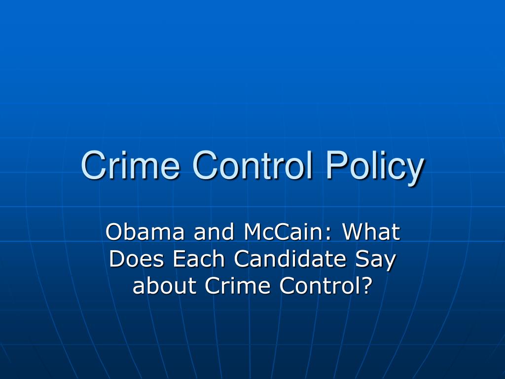 Implementing Effective Directives For Faster Crime Control Implementing Effective Directives For Faster Crime Control