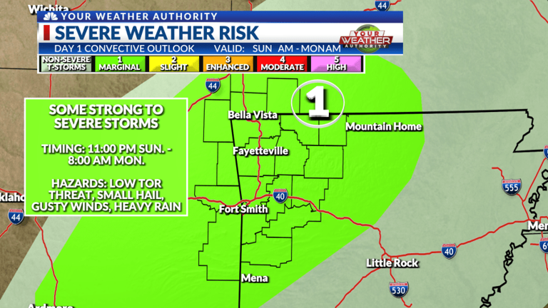 Increased Storm Risk Overnight: Severe Weather Possible Monday Increased Storm Risk Overnight: Severe Weather Possible Monday