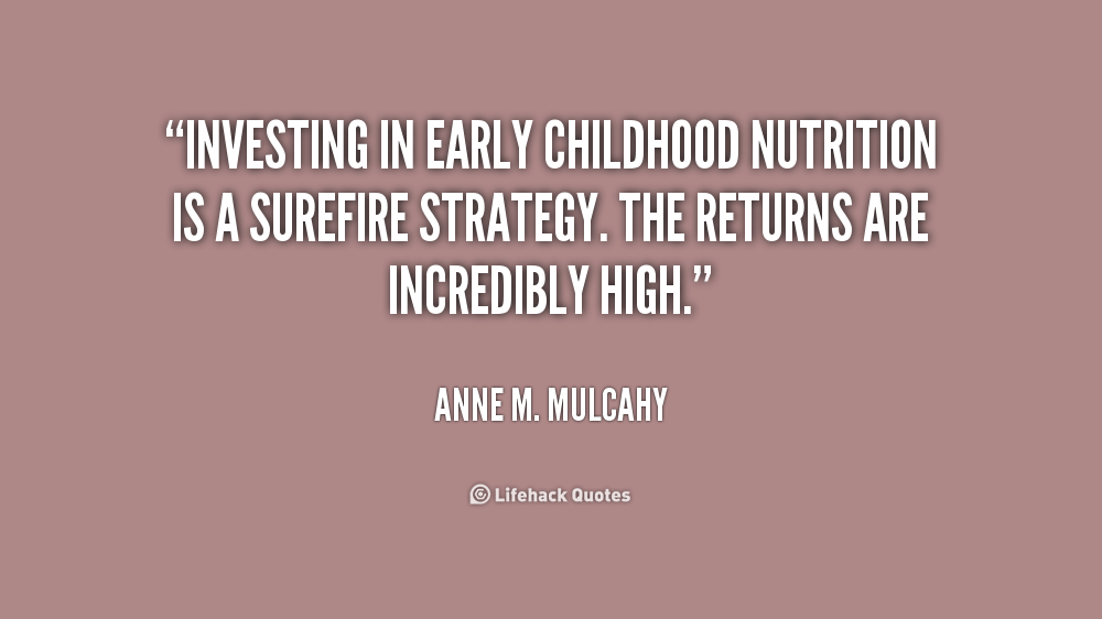 Investing In Early Childhood Development: A Long-Term Strategy For Mental Health Investing In Early Childhood Development: A Long-Term Strategy For Mental Health