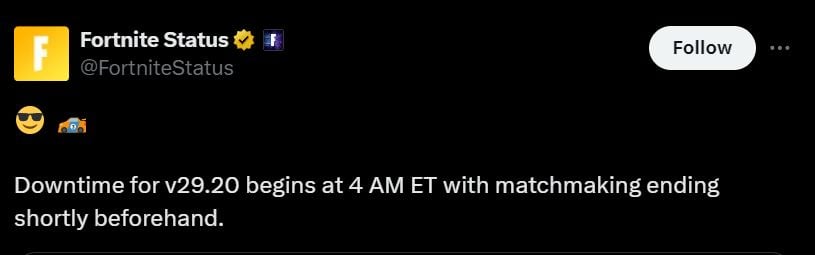 Is Fortnite Down? Server Status, Downtime Schedule & Update 34.20 Details Is Fortnite Down? Server Status, Downtime Schedule & Update 34.20 Details