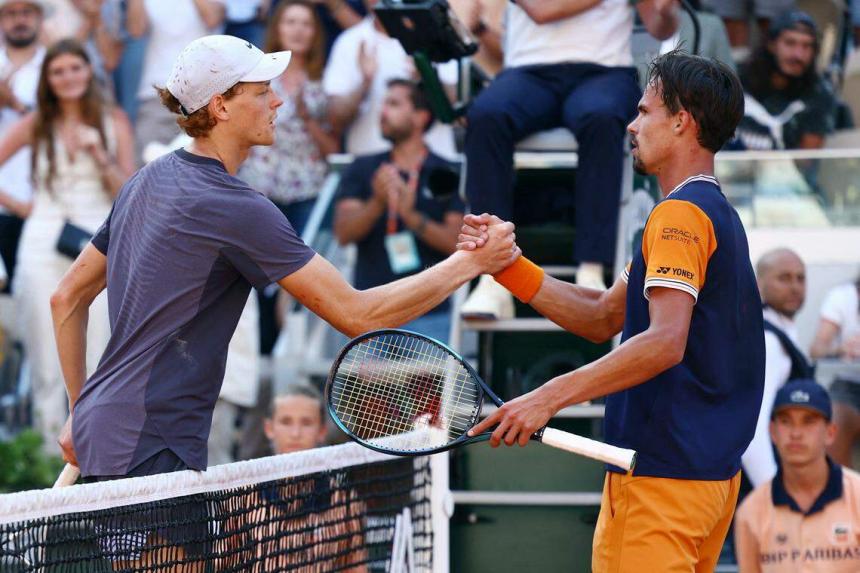 Jannik Sinner Cruises Past Arthur Rinderknech At French Open 2025 Jannik Sinner Cruises Past Arthur Rinderknech At French Open 2025