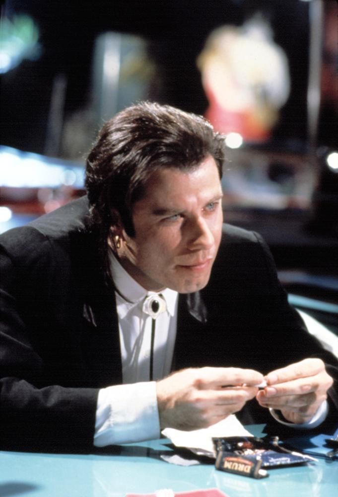 John Travolta Enjoys A Pulp Fiction-Themed Steak Dinner In Miami John Travolta Enjoys A Pulp Fiction-Themed Steak Dinner In Miami