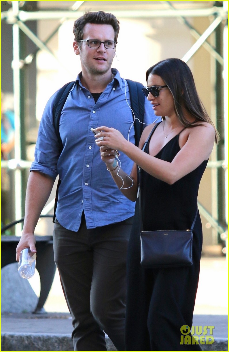 Jonathan Groff's Just In Time Opening: Lea Michele And Co-Stars Show Support Jonathan Groff's Just In Time Opening: Lea Michele And Co-Stars Show Support