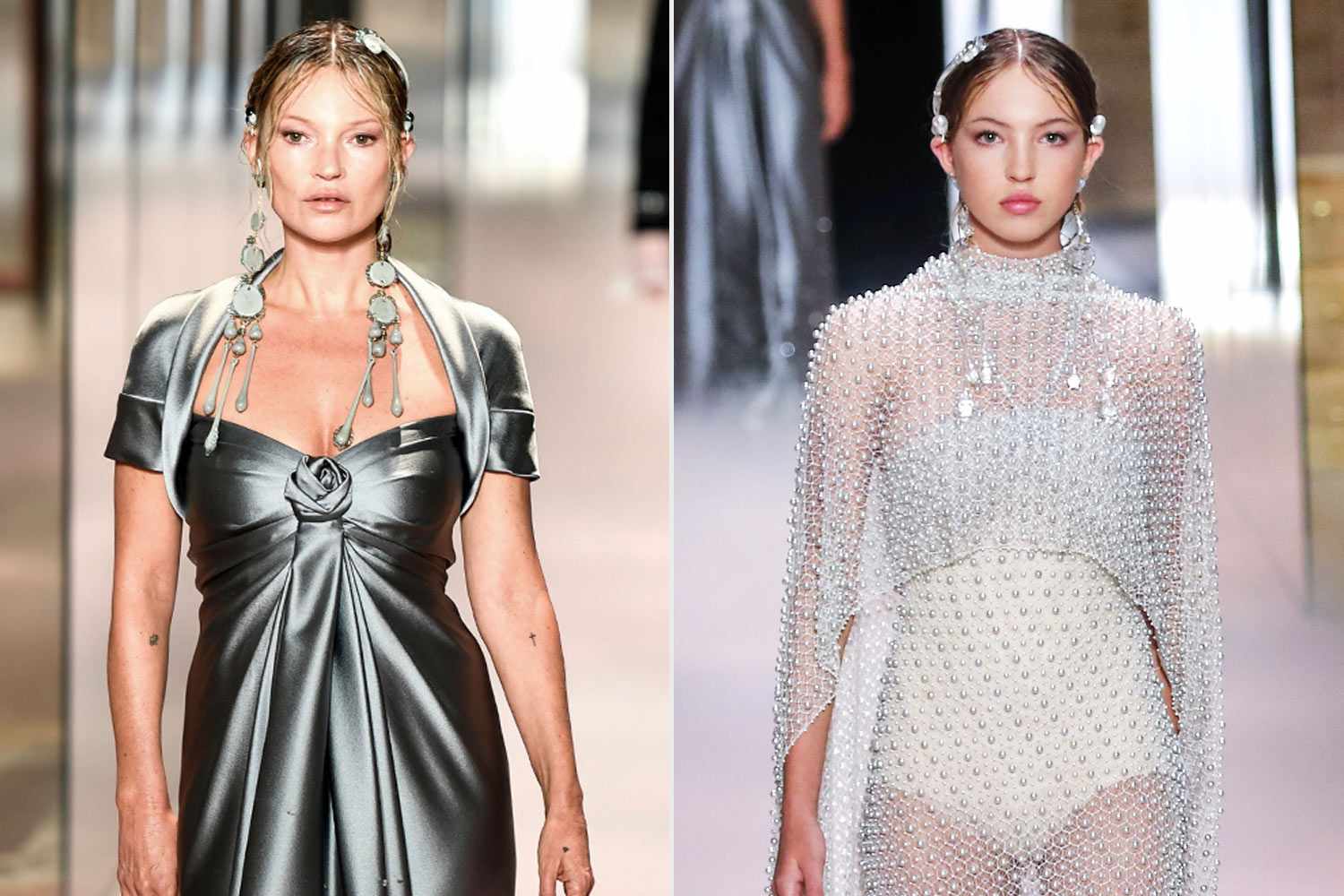 Kate And Lila Moss: A Chic Mother-Daughter Moment In LBDs At London Fashion Week Kate And Lila Moss: A Chic Mother-Daughter Moment In LBDs At London Fashion Week