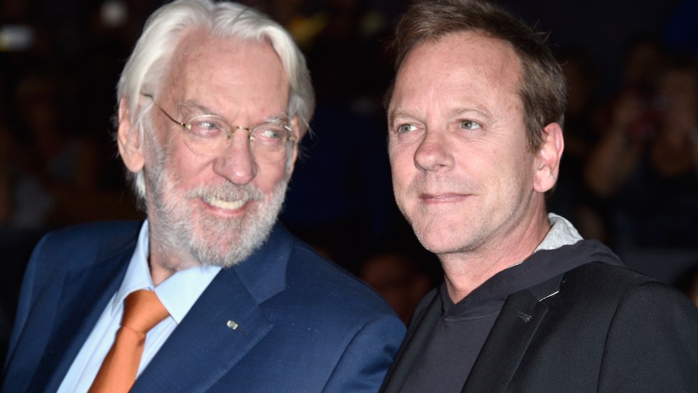 Kiefer Sutherland Pays Tribute To Father Donald At Canadian Screen Awards Kiefer Sutherland Pays Tribute To Father Donald At Canadian Screen Awards