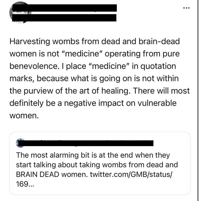 Live Womb Transplants: A Community Activist's Proposal For Transgender Women Live Womb Transplants: A Community Activist's Proposal For Transgender Women