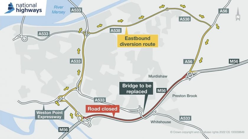M56 Motorway Closed: Cheshire/Deeside Area Experiencing Long Delays M56 Motorway Closed: Cheshire/Deeside Area Experiencing Long Delays