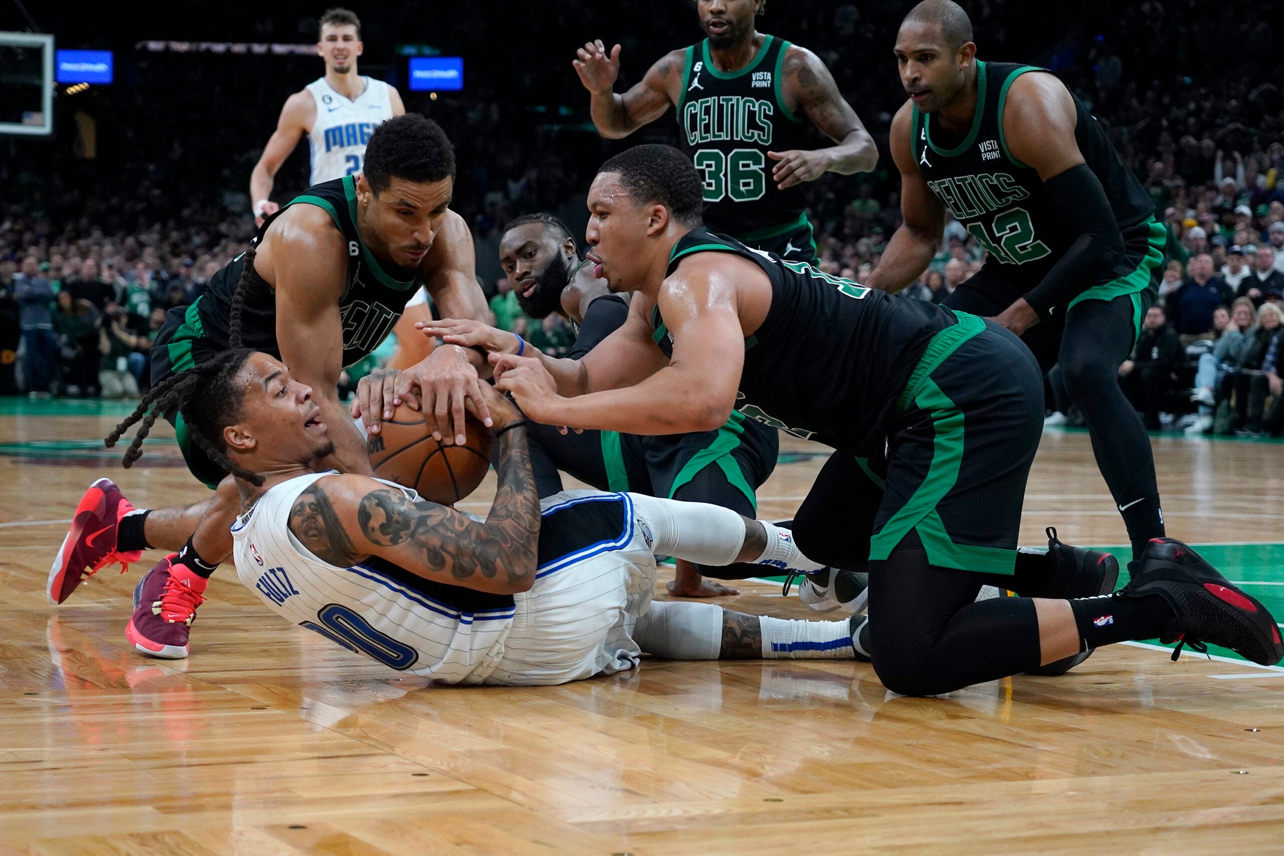 Magic Blowout Propels Celtics To Division Title Magic Blowout Propels Celtics To Division Title
