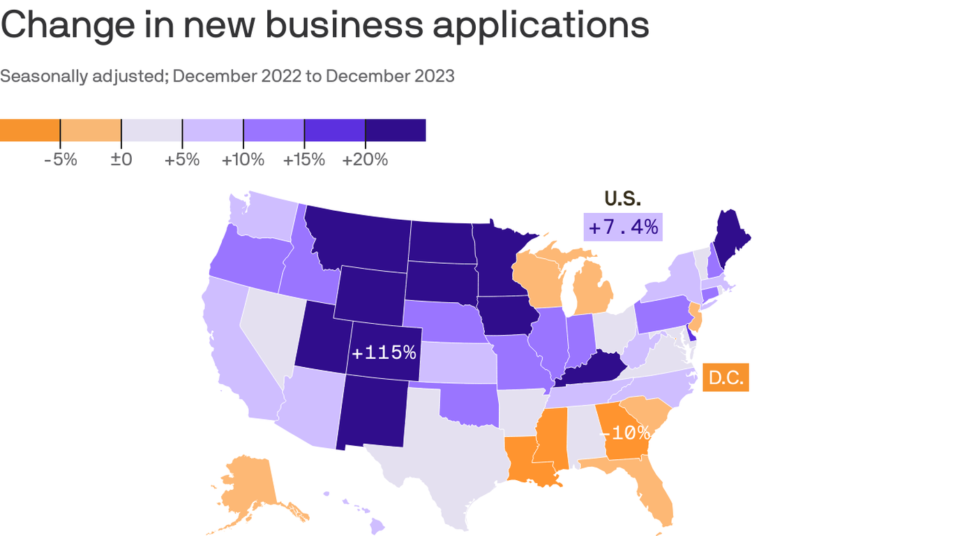 Mapping The Rise Of New Business Hot Spots Across The Nation Mapping The Rise Of New Business Hot Spots Across The Nation