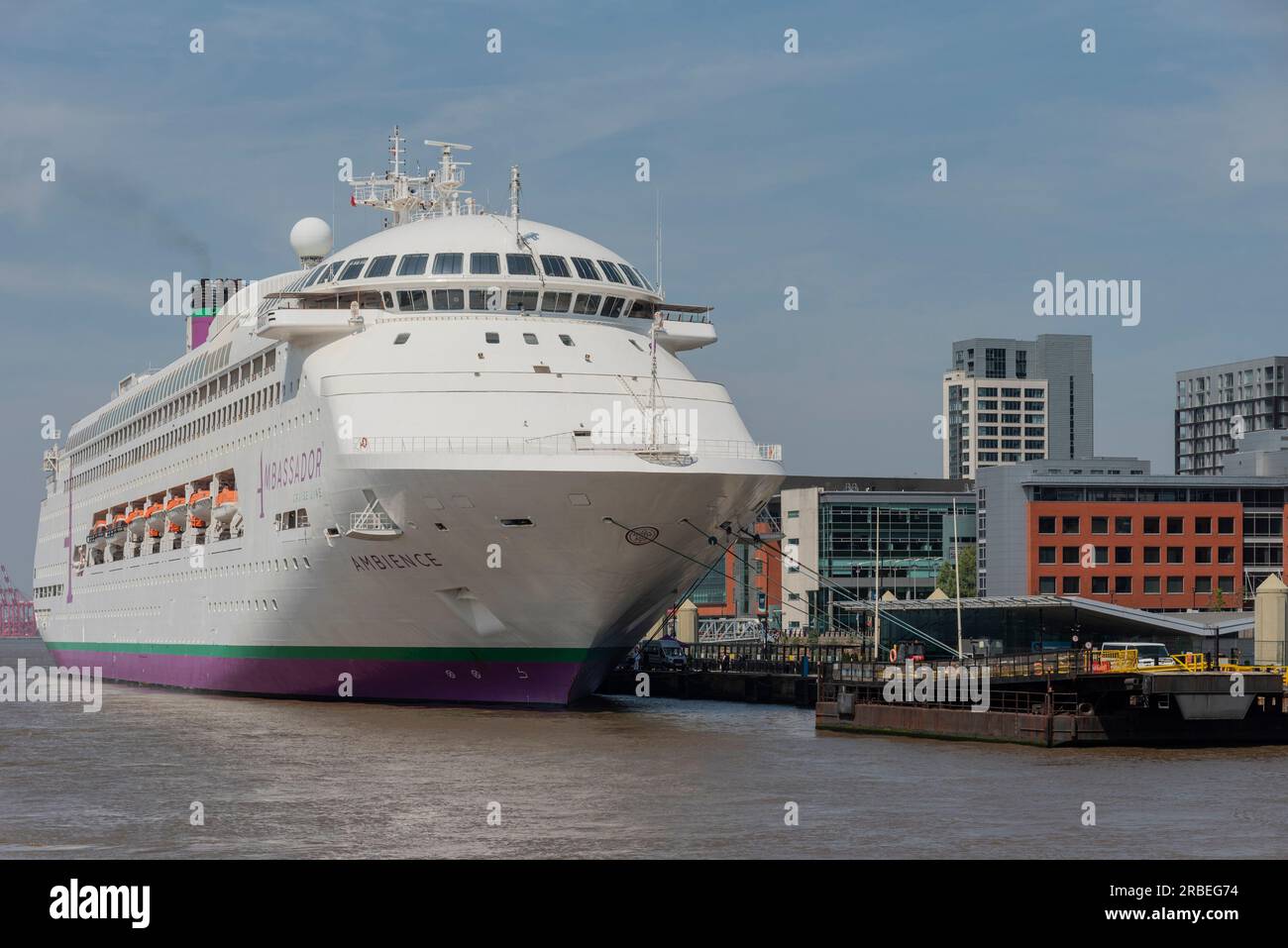 Massive Cruise Ship Docks In Liverpool Today Massive Cruise Ship Docks In Liverpool Today